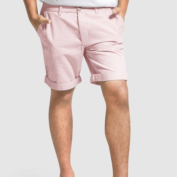 OLGYN Other - OLGYN Men’s Light Pink Regular Fit Chino Shorts